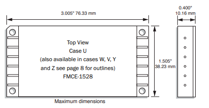 Interpoint EMI濾波器FMCE-1528 Interpoint EMI濾波器FMCE-1528