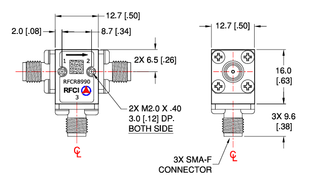 RFCR8990射頻同軸隔離器RFCI RFCR8990射頻同軸隔離器RFCI