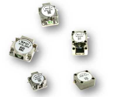 RFCI窄波段S、C、X波段和Ku波段法蘭安裝隔離器